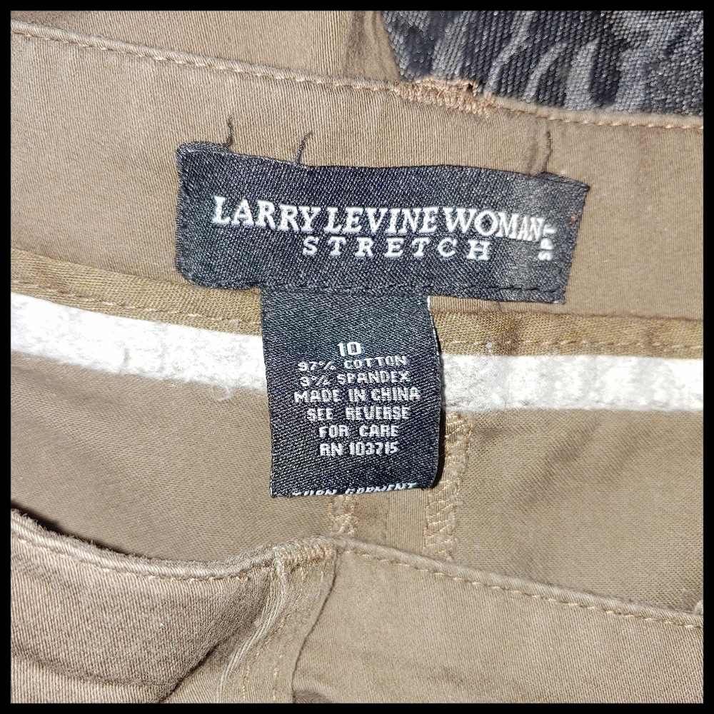 Larry Levine Woman Stretch Capris 10 - Picture 4 of 4